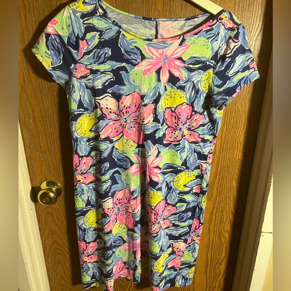 Lilly Pulitzer S Marlowe SS Capri Soleil Print Dress Small